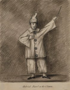Gabriel Ravel en clown - Alfred Jacob Miller