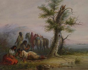 Femmes indiennes - Alfred Jacob Miller