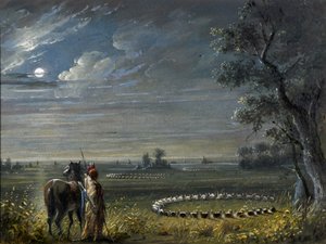 Cercles médicinaux - Alfred Jacob Miller