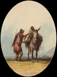 Chercheurs de racines, vers 1837 - Alfred Jacob Miller