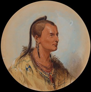 Brave Sioux, c.1837 - Alfred Jacob Miller