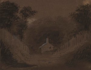 Petite maison parmi les arbres - Alfred Jacob Miller