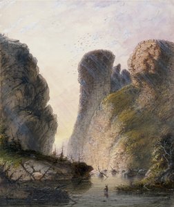 La « Porte du Diable » - Alfred Jacob Miller
