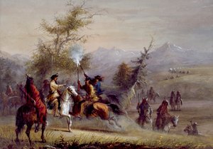 La Salutation - Alfred Jacob Miller