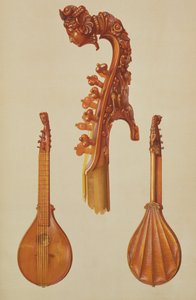 Cistre fabriqué par Antonio Stradivarius (c.1644-1737) 1700, de 