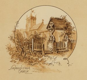 Église de Sandringham, Norfolk - Alfred Johnson