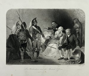 Mme Richardson et les officiers britanniques - Alfred Jones