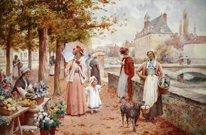 Le vendeur de fleurs