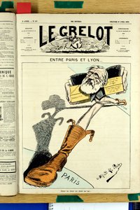 Couverture de "Le Grelot", numéro 107, Satirique en Couleurs - Alfred Le Petit