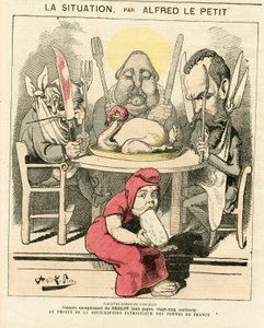Couverture de « Le Grelot », numéro 47, Satirique en Couleurs - Alfred Le Petit