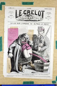 Couverture de "Le Grelot", numéro 58, Satirique en couleurs - Alfred Le Petit