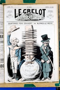 Couverture de Le Grelot, numéro 70, Satirique en Couleurs - Alfred Le Petit