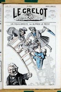 Couverture de "Le Grelot", numéro 81, Satirique en Couleurs - Alfred Le Petit