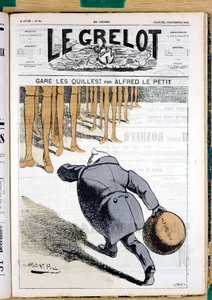 Couverture de « Le Grelot », numéro 84, Satirique en couleurs - Alfred Le Petit