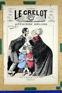 Couverture de "Le Grelot", numéro 697, Satirique en Couleurs - Alfred Le Petit