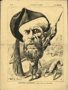 Illustration dans La Charge (1870), No. 2 - Flourens Emile - Alfred Le Petit