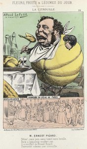 La Citrouille: caricature d