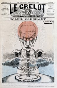 Soleil couchant : Victor Hugo - par Alfred Le Petit, dans « Le Grelot » du 11/03/1883 - Alfred Le Petit