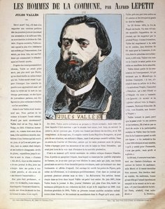 Jules Vallès, journaliste français, auteur et membre de la Commune de Paris, 1871 - Alfred Lepetit