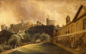 Vue du Château de Windsor depuis le Collège de Traver - Alfred Montague