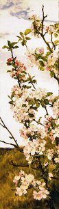 Fleurs de pommier, vers 1880-86 - Alfred Parsons