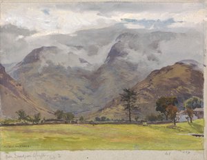 Depuis Dungeon Ghyll - Alfred Parsons