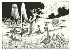 Histoire Véritable de Lucien : Les Champs Élysées (gravure) - Alfred Payne Garnett