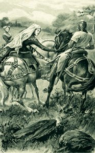 La Comtesse de Carrick et Robert De Bruce - Alfred Pearse
