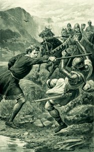 Wallace, attaqué par les partisans de Lord Percy - Alfred Pearse