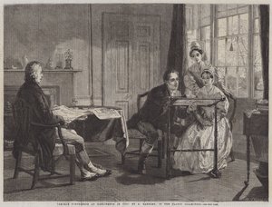 George Stephenson à Darlington en 1823 - Alfred Rankley