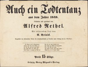 Auch ein Todtentanz : Page de titre - Alfred Rethel