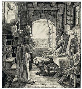 La mort comme un ami, 1851 - Alfred Rethel