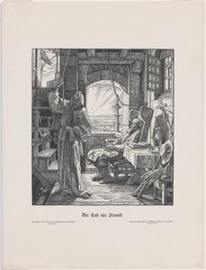 La mort comme amie - Alfred Rethel
