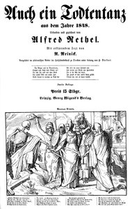 Totentanz 1848 : La Mort est envoyée sur Terre - Alfred Rethel