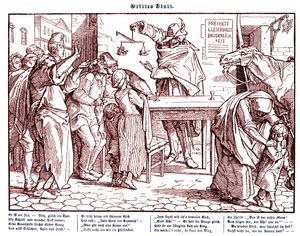 Totentanz 1848 : La mort prouve que tous les hommes sont égaux - Alfred Rethel