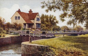 Écluse de Benson, rivière Thames