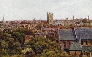 Cambridge, depuis Castle Hill - Alfred Robert Quinton