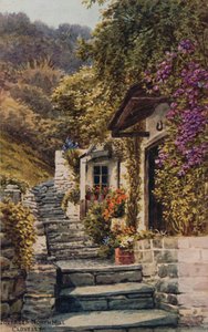 Cottages, North Hill, Clovelly - Alfred Robert Quinton
