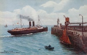 Folkestone, Départ du bateau de la Manche