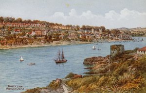 Fowey, depuis le château de Polruan