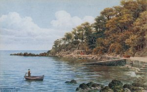 Horestone Point, vue sur la mer, I O W