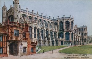 Cloîtres en fer à cheval et chapelle Saint-Georges, Windsor - Alfred Robert Quinton