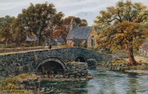 Pont de Llanystrumwdy, près de Criccieth - Alfred Robert Quinton