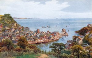 Looe, depuis les Downs