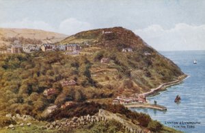 Lynton et Lynmouth depuis les Tors - Alfred Robert Quinton