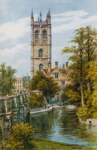 Collège Magdalen et rivière, Oxford - Alfred Robert Quinton