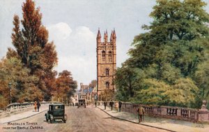 Tour de Magdalen, depuis le pont, Oxford - Alfred Robert Quinton