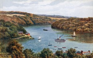 Ferry de Malpas sur la chute - Alfred Robert Quinton