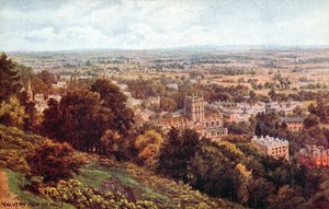 Malvern, depuis les collines