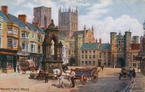 Place du marché, Wells
